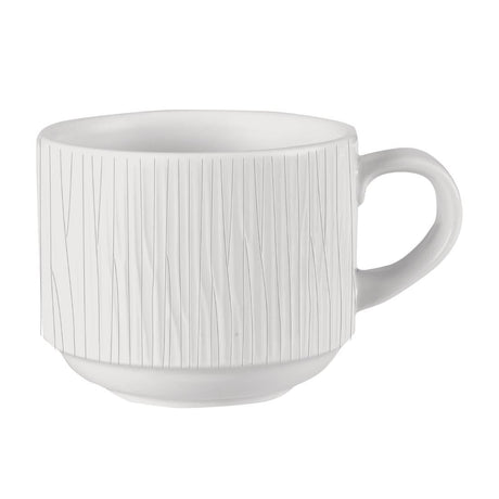 DK450 Churchill Bamboo Stacking Cup 8oz (Pack of 12) JD Catering Equipment Solutions Ltd