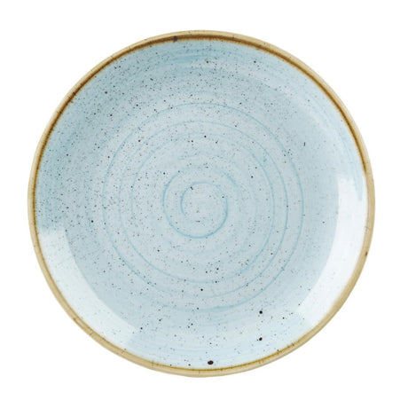 DK500 Churchill Stonecast Round Coupe Plate Duck Egg Blue 260mm (Pack of 12) JD Catering Equipment Solutions Ltd