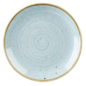 DK501 Churchill Stonecast Round Coupe Plate Duck Egg Blue 200mm (Pack of 12) - JD Catering Equipment Solutions Ltd