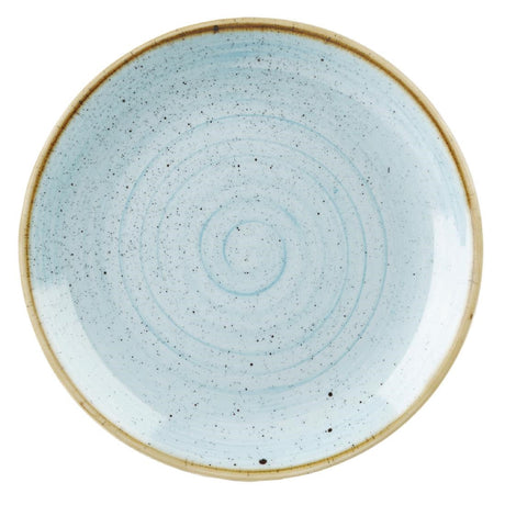DK501 Churchill Stonecast Round Coupe Plate Duck Egg Blue 200mm (Pack of 12) JD Catering Equipment Solutions Ltd
