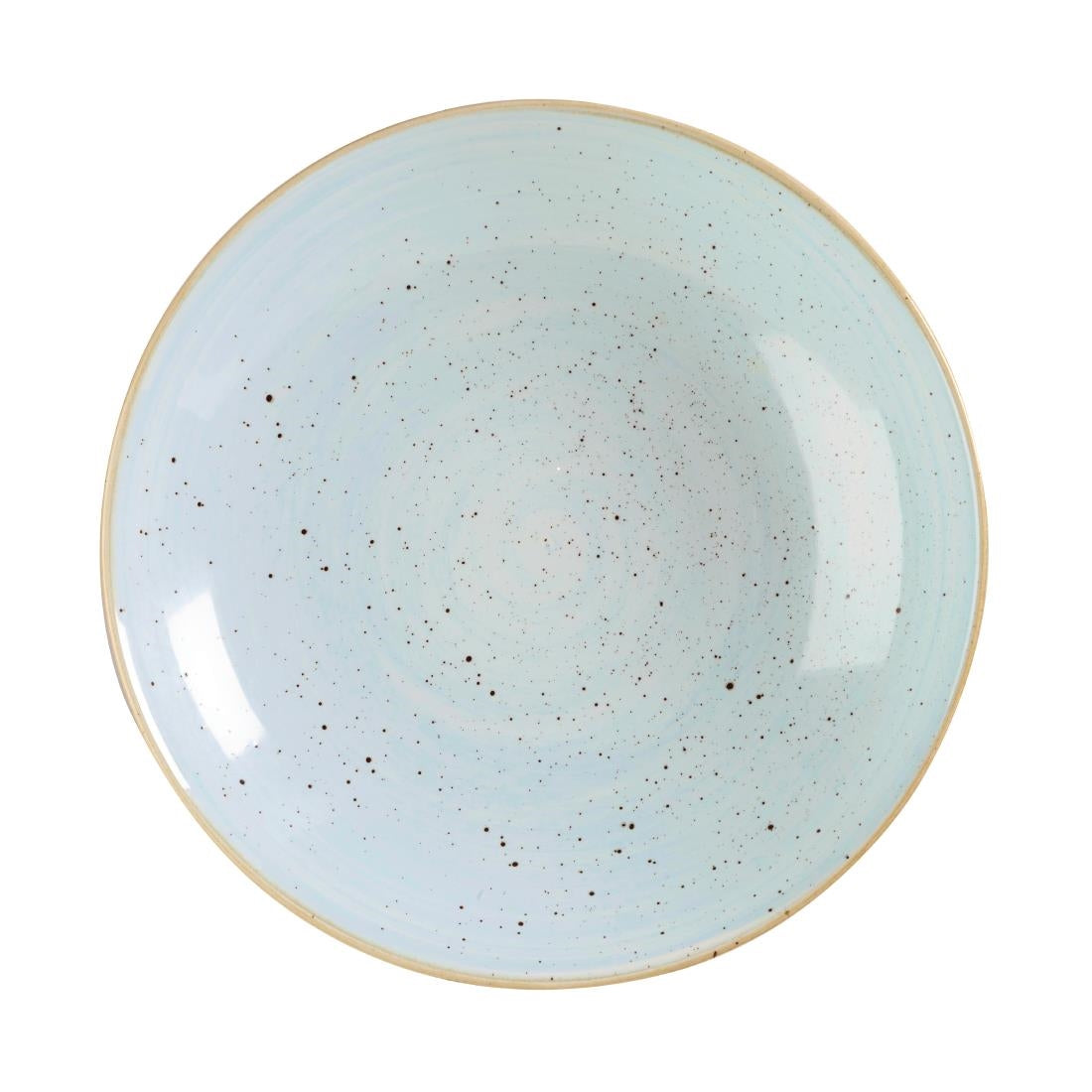 DK503 Churchill Stonecast Round Coupe Bowl Duck Egg Blue 315mm (Pack of 6) JD Catering Equipment Solutions Ltd
