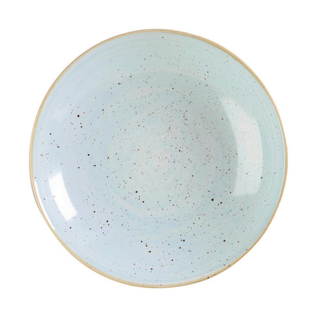 DK503 Churchill Stonecast Round Coupe Bowl Duck Egg Blue 315mm (Pack of 6) JD Catering Equipment Solutions Ltd