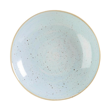 DK503 Churchill Stonecast Round Coupe Bowl Duck Egg Blue 315mm (Pack of 6) JD Catering Equipment Solutions Ltd