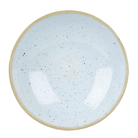 DK505 Churchill Stonecast Round Coupe Bowl Duck Egg Blue 200mm (Pack of 12) JD Catering Equipment Solutions Ltd