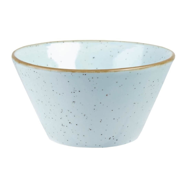 DK512 Churchill Stonecast Round Bowl Duck Egg Blue 121mm (Pack of 12) JD Catering Equipment Solutions Ltd