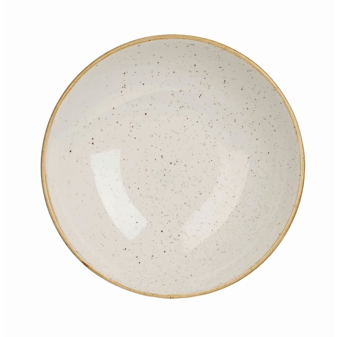 DK523 Churchill Stonecast Round Coupe Bowl Barley White 184mm (Pack of 12) JD Catering Equipment Solutions Ltd