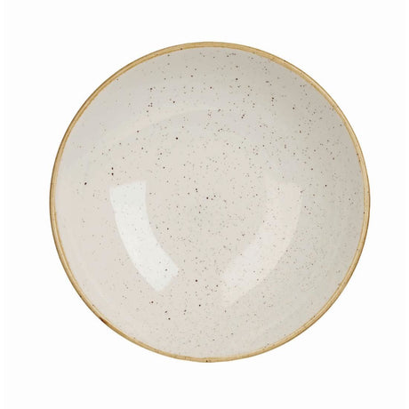 DK523 Churchill Stonecast Round Coupe Bowl Barley White 184mm (Pack of 12) JD Catering Equipment Solutions Ltd
