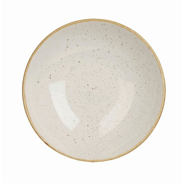 DK523 Churchill Stonecast Round Coupe Bowl Barley White 184mm (Pack of 12) JD Catering Equipment Solutions Ltd