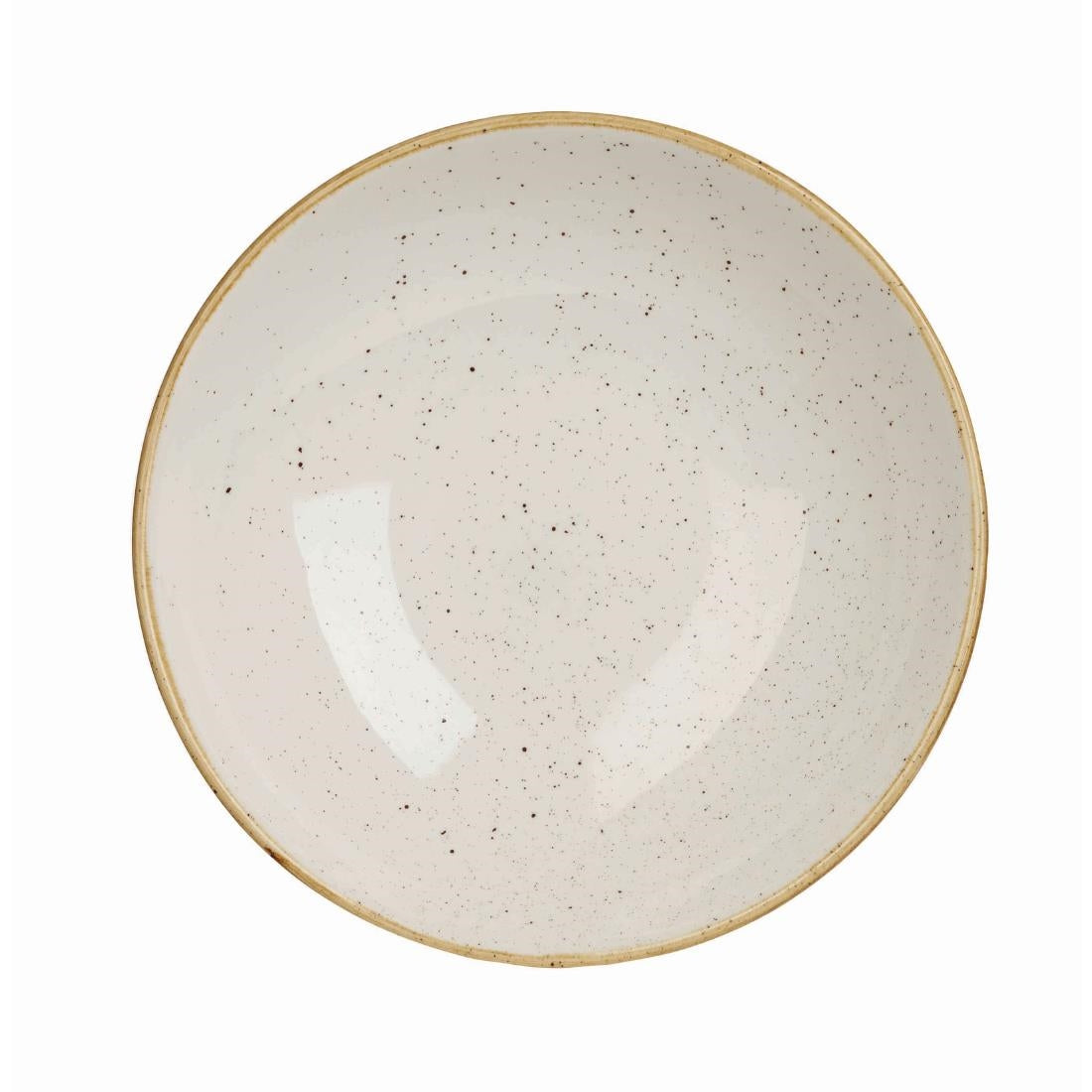DK523 Churchill Stonecast Round Coupe Bowl Barley White 184mm (Pack of 12) JD Catering Equipment Solutions Ltd