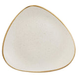 DK524 Churchill Stonecast Triangle Plate Barley White 305mm (Pack of 6) JD Catering Equipment Solutions Ltd