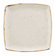 DK529 Churchill Stonecast Deep Square Plate Barley White 260mm (Pack of 6) JD Catering Equipment Solutions Ltd