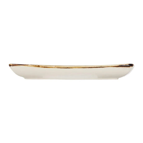 DK529 Churchill Stonecast Deep Square Plate Barley White 260mm (Pack of 6) - JD Catering Equipment Solutions Ltd