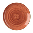 DK536 Churchill Stonecast Round Coupe Plate Spiced Orange 295mm (Pack of 12) JD Catering Equipment Solutions Ltd