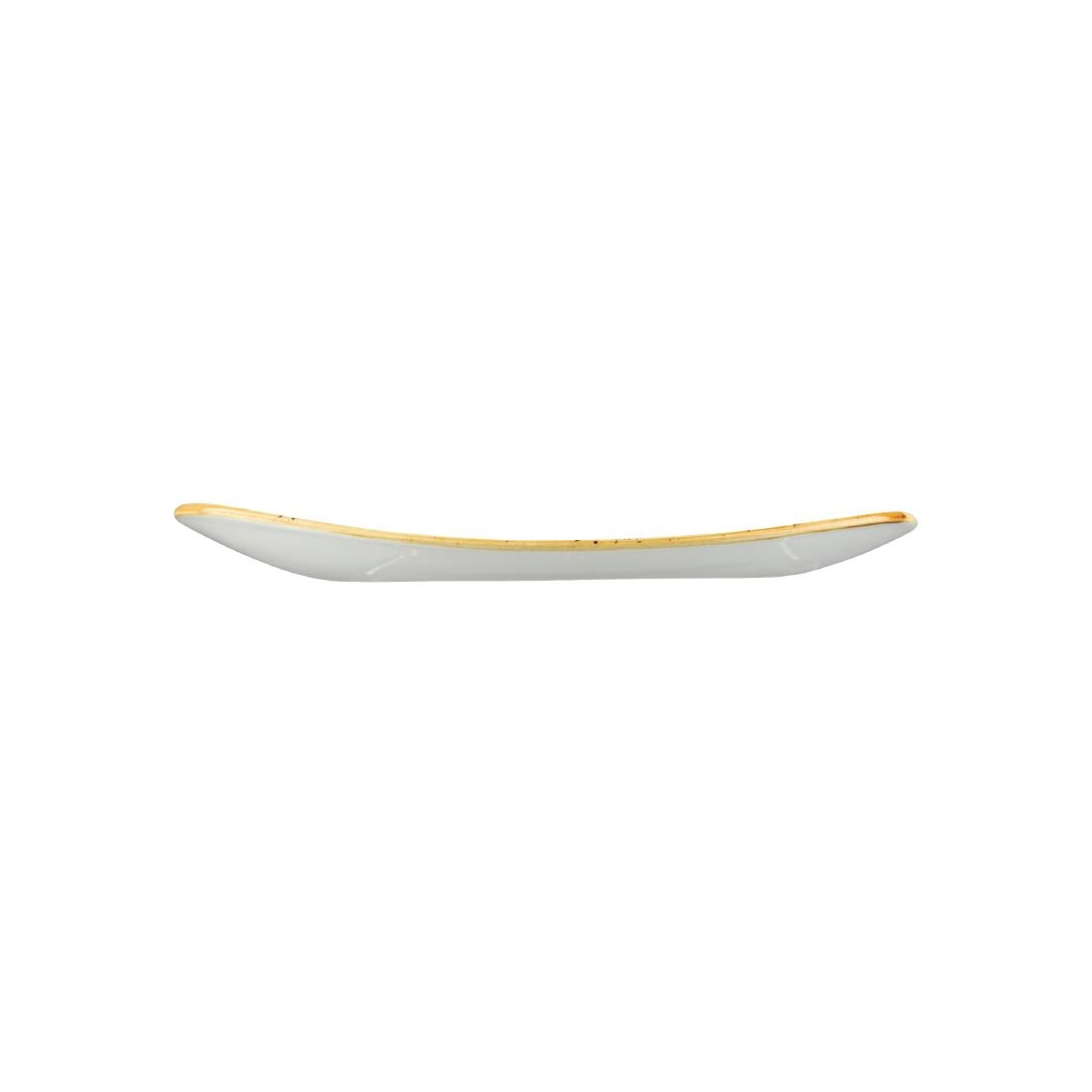 DK541 Churchill Stonecast Triangle Plate Spiced Orange 315mm (Pack of 6) JD Catering Equipment Solutions Ltd