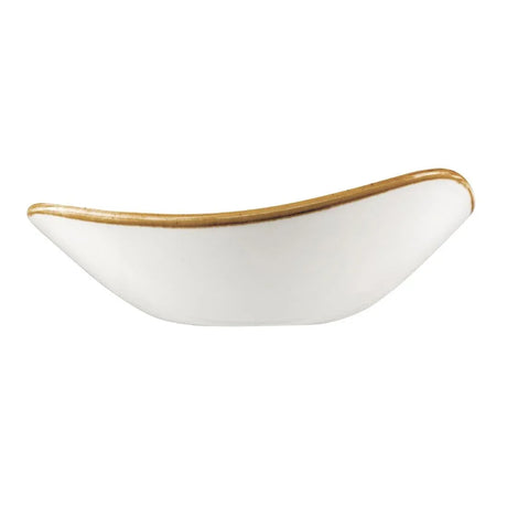 DK542 Churchill Stonecast Triangle Bowl Spiced Orange 265mm (Pack of 12) - JD Catering Equipment Solutions Ltd