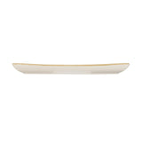 DK544 Churchill Stonecast Rectangular Plate Spiced Orange 350 x 185mm JD Catering Equipment Solutions Ltd