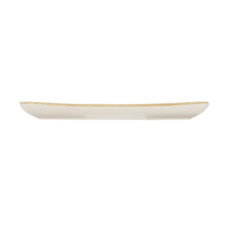 DK544 Churchill Stonecast Rectangular Plate Spiced Orange 350 x 185mm - JD Catering Equipment Solutions Ltd