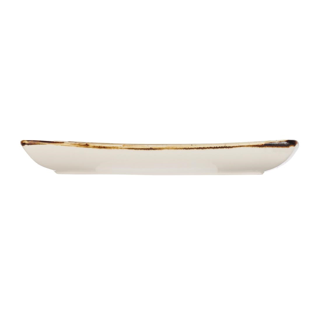 DK546 Churchill Stonecast Deep Square Plate Spiced Orange 260mm (Pack of 6) JD Catering Equipment Solutions Ltd