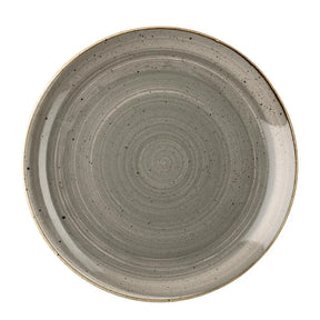 DK553 Churchill Stonecast Round Coupe Plate Peppercorn Grey 260mm (Pack of 12) - JD Catering Equipment Solutions Ltd