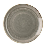 DK554 Churchill Stonecast Round Coupe Plate Peppercorn Grey 217mm (Pack of 12) JD Catering Equipment Solutions Ltd