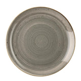 DK555 Churchill Stonecast Round Coupe Plate Peppercorn Grey 165mm (Pack of 12) JD Catering Equipment Solutions Ltd