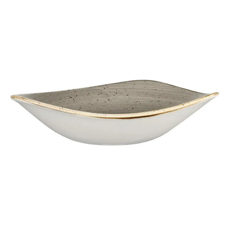 DK560 Churchill Stonecast Triangle Bowl Peppercorn Grey 250mm (Pack of 12) - JD Catering Equipment Solutions Ltd