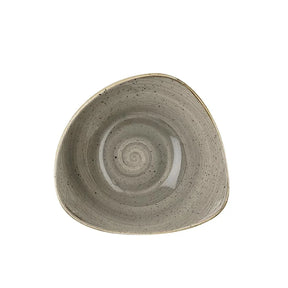 DK560 Churchill Stonecast Triangle Bowl Peppercorn Grey 250mm (Pack of 12) - JD Catering Equipment Solutions Ltd