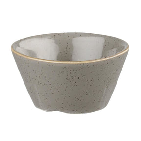 DK569 Churchill Stonecast X Squared Sauce Dish Peppercorn Grey 3oz JD Catering Equipment Solutions Ltd
