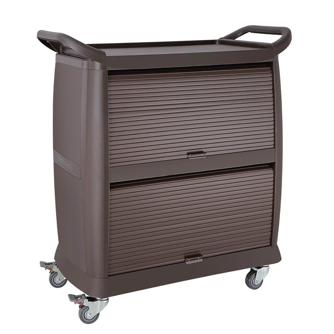 DK737 Vogue Polypropylene 3 Tier Trolley JD Catering Equipment Solutions Ltd