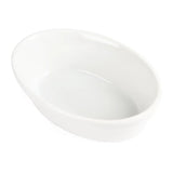 DK806 Olympia Whiteware Oval Pie Bowls 145mm (Pack of 6) JD Catering Equipment Solutions Ltd