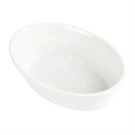DK806 Olympia Whiteware Oval Pie Bowls 145mm (Pack of 6) - JD Catering Equipment Solutions Ltd