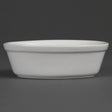 DK807 Olympia Whiteware Oval Pie Bowls 161mm (Pack of 6) JD Catering Equipment Solutions Ltd