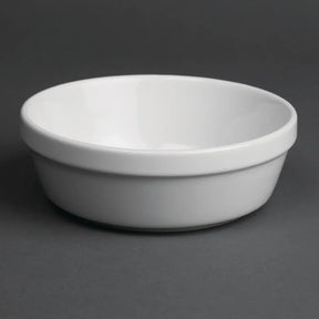 DK809 Olympia Whiteware Round Pie Bowls 137mm (Pack of 6) - JD Catering Equipment Solutions Ltd