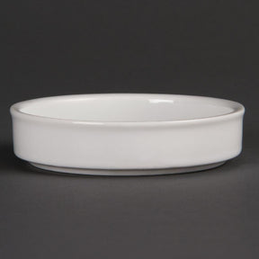 DK827 Olympia Mediterranean Stackable Dishes White 102mm (Pack of 6) JD Catering Equipment Solutions Ltd