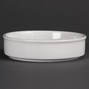 DK828 Olympia Mediterranean Stackable Dishes White 134mm (Pack of 6) JD Catering Equipment Solutions Ltd