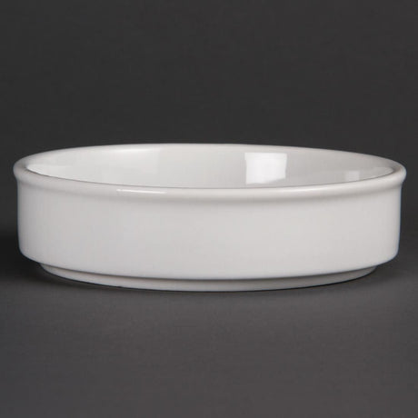 DK828 Olympia Mediterranean Stackable Dishes White 134mm (Pack of 6) JD Catering Equipment Solutions Ltd