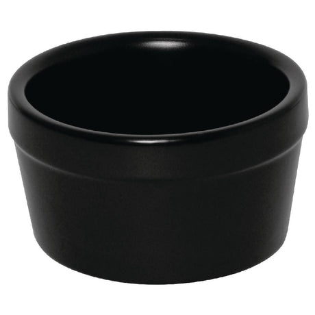 DK830 Olympia Mediterranean Ramekins Black 77mm (Pack of 6) JD Catering Equipment Solutions Ltd