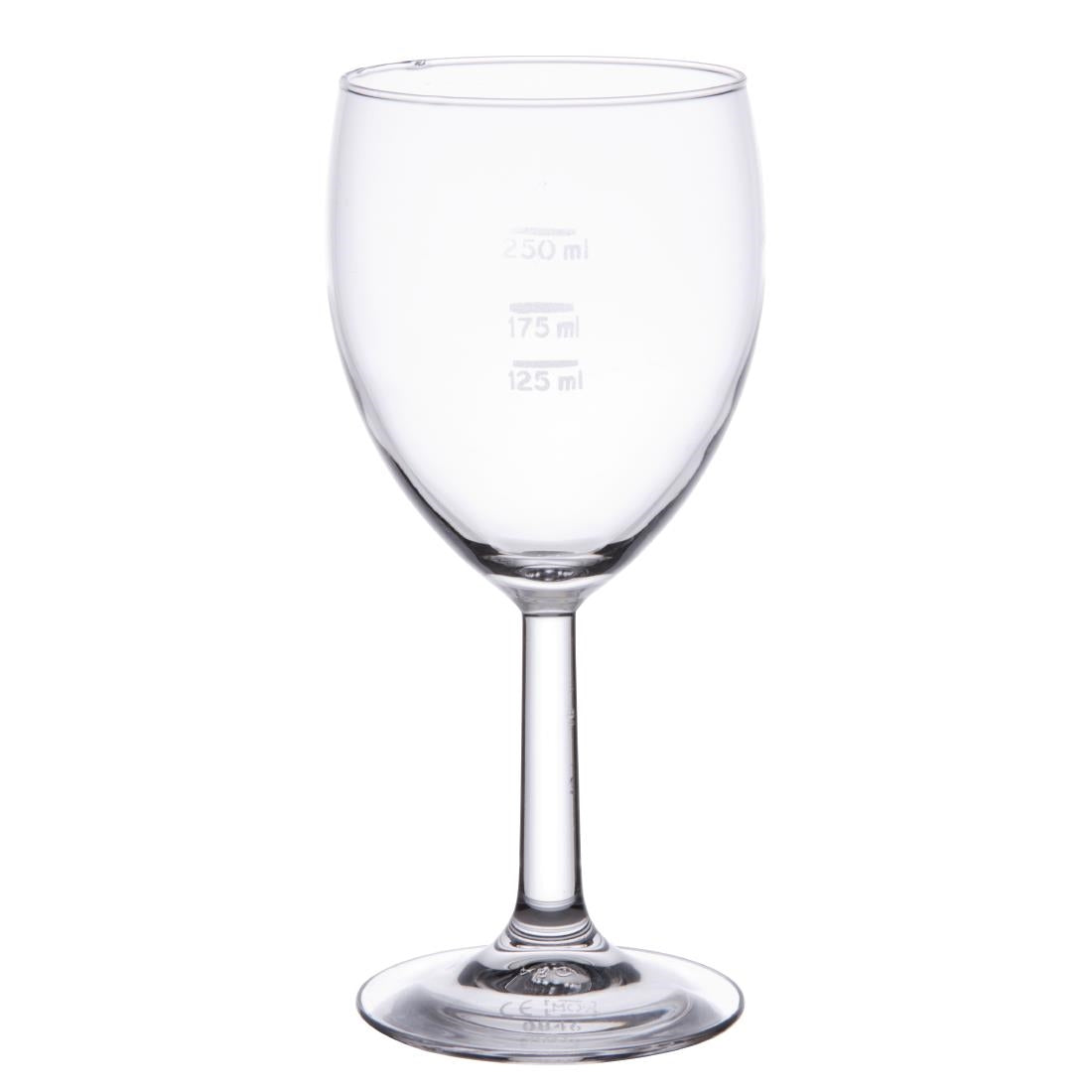 DK886 Arcoroc Savoie Grand Vin Wine Glasses 350ml CE Marked at 125ml 175ml and 250ml JD Catering Equipment Solutions Ltd