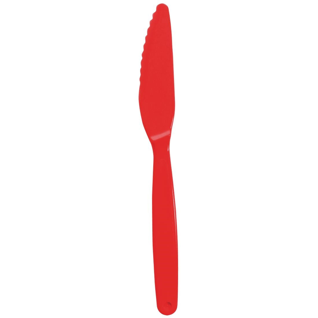 DL114 Polycarbonate Knife Red Kristallon (Pack of 12) JD Catering Equipment Solutions Ltd