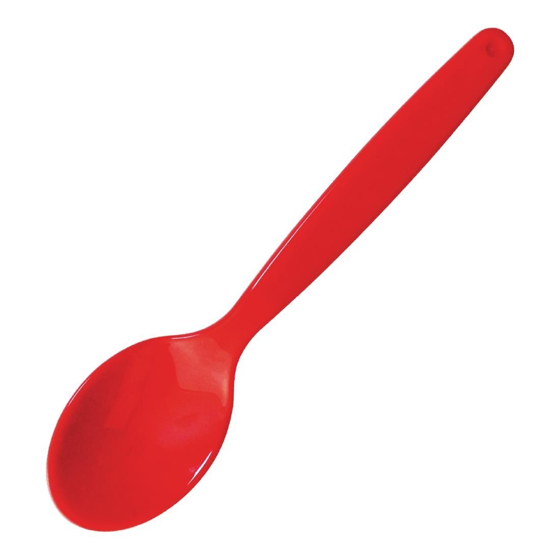 DL122 Polycarbonate Spoon Red Kristallon (Pack of 12) JD Catering Equipment Solutions Ltd