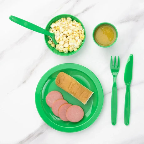 DL124 Polycarbonate Spoon Green Kristallon (Pack of 12) - JD Catering Equipment Solutions Ltd