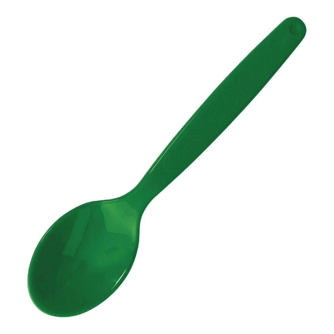 DL124 Polycarbonate Spoon Green Kristallon (Pack of 12) JD Catering Equipment Solutions Ltd