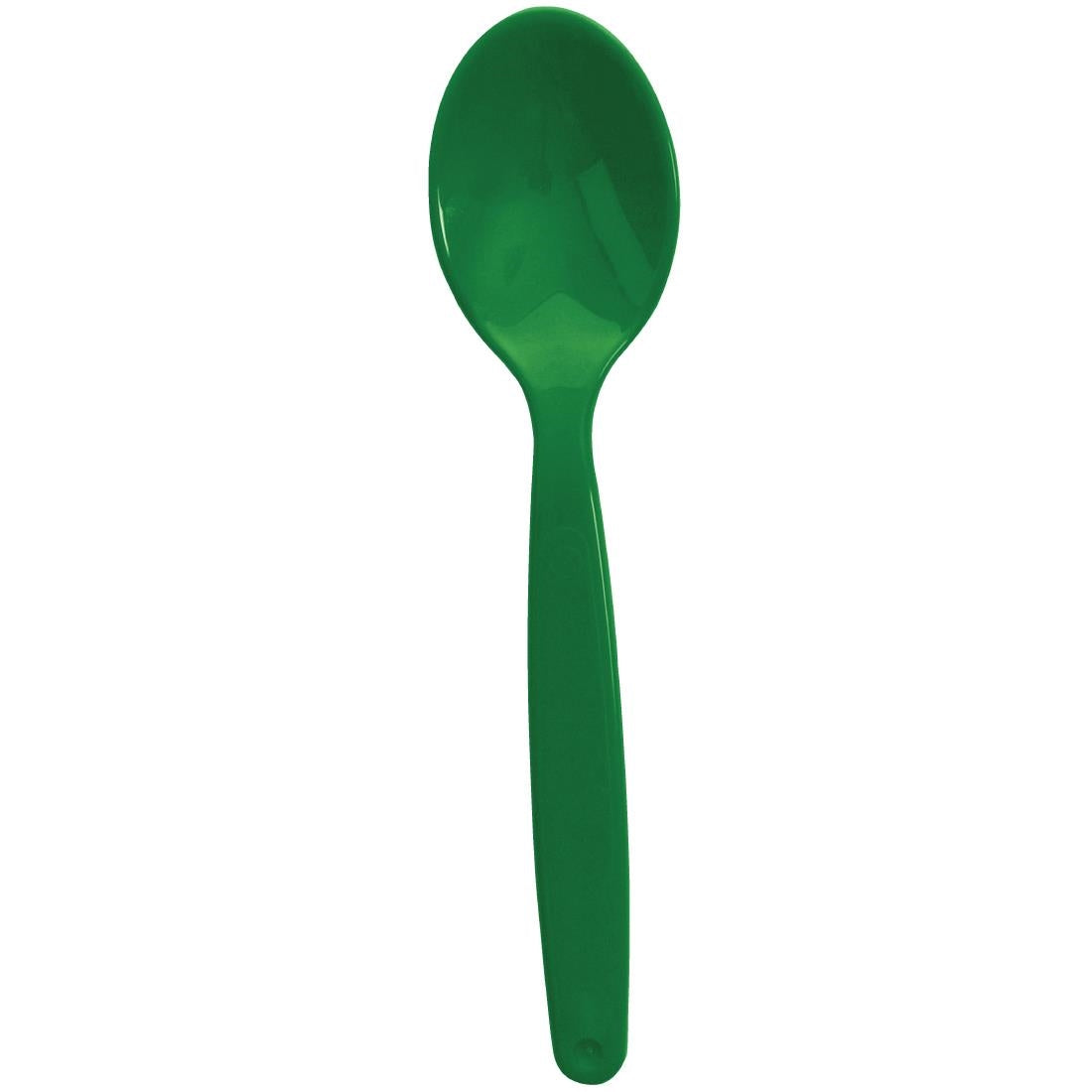 DL124 Polycarbonate Spoon Green Kristallon (Pack of 12) JD Catering Equipment Solutions Ltd