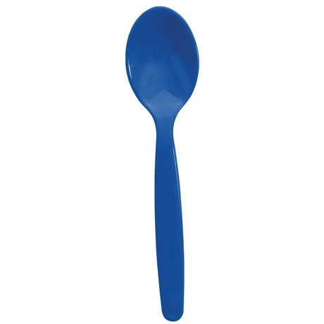 DL125 Polycarbonate Spoon Blue Kristallon (Pack of 12) - JD Catering Equipment Solutions Ltd