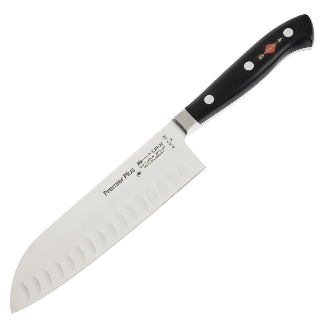 DL325 Dick Premier Plus Santoku 18cm JD Catering Equipment Solutions Ltd