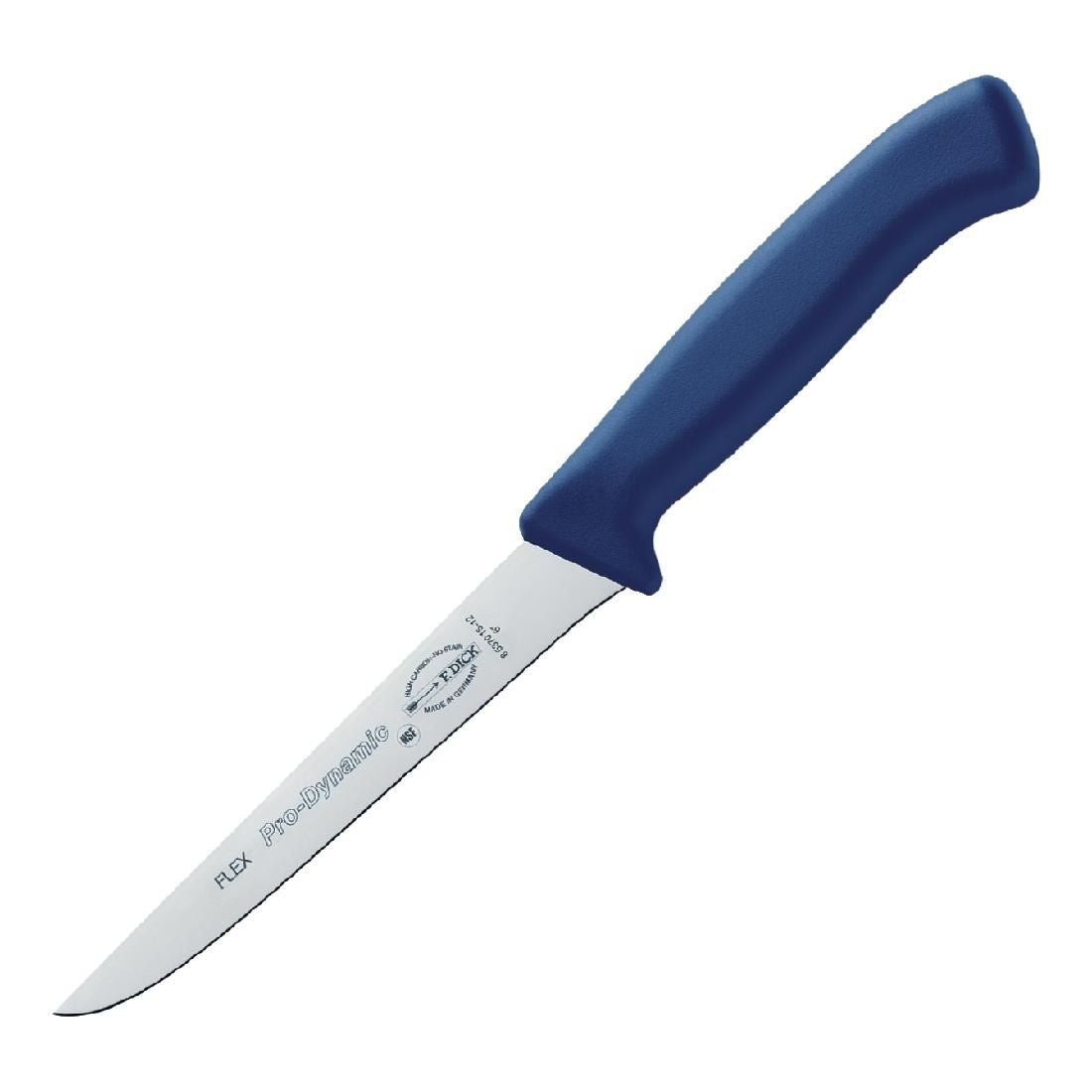 DL351 Dick Pro Dynamic HACCP Fillet Knife Blue 15cm JD Catering Equipment Solutions Ltd