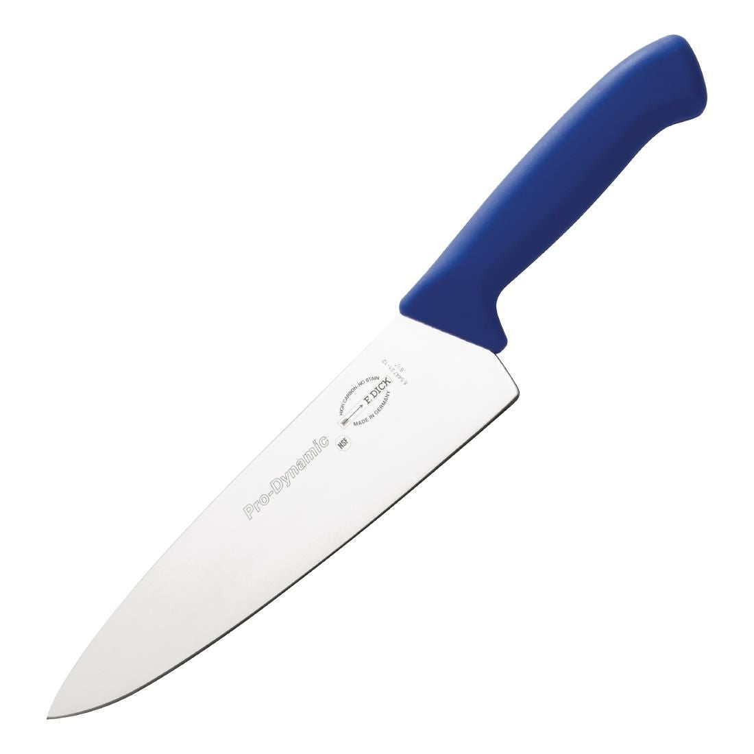 DL353 Dick Pro Dynamic HACCP Chefs Knife Blue 20.5cm JD Catering Equipment Solutions Ltd