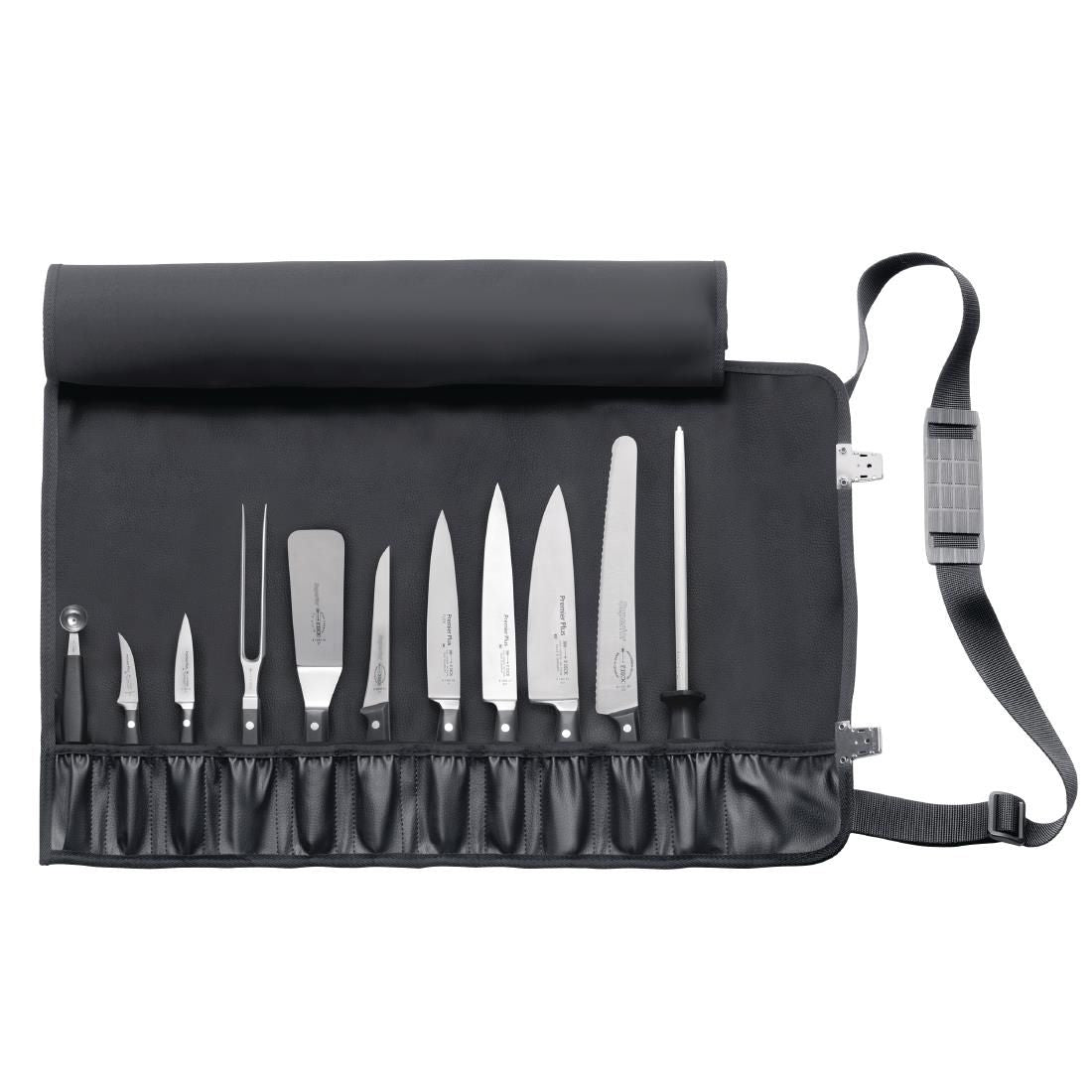 DL384 Dick Premier Plus 11 Piece Knife Set With Roll Bag JD Catering Equipment Solutions Ltd