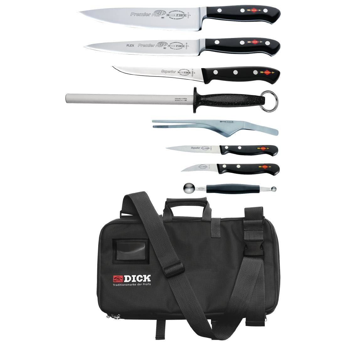 DL386 Dick 8 Piece Knife Set With Case JD Catering Equipment Solutions Ltd