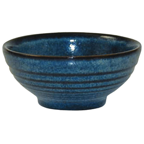 DL407 Churchill Bit on the Side Blue Ripple Snack Bowls 102mm (Pack of 12) JD Catering Equipment Solutions Ltd